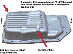 6l90 pan drain hole