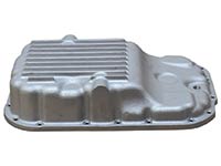 Passenger side of PML 6L50 stock capacity pan drain