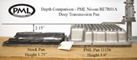 PML Nissan 7 speed transmission compared to stock