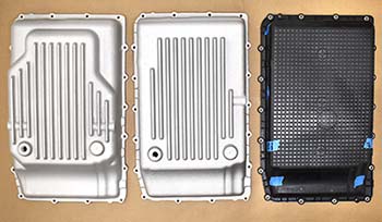 PML 10R80 Transmission Pans compared to stock