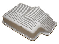 Right (passenger) side of PML E4OD 4R100 transmission pan